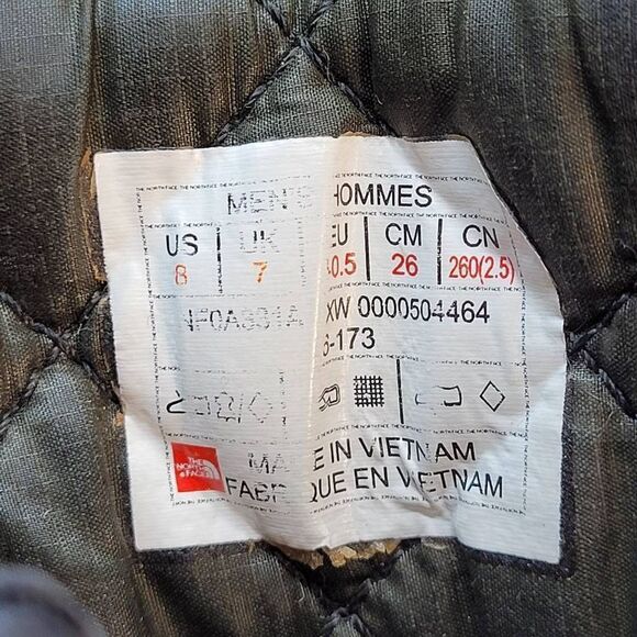 Men's North Face Black Boots- Size 8 - Picture 11 of 12